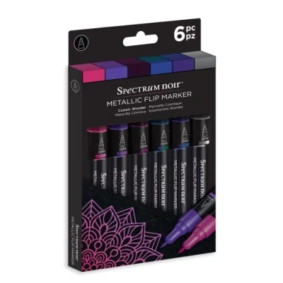 Afbeelding van Spectrum Noir Metallic Flip Marker sets (6st) Cosmic Wonder
