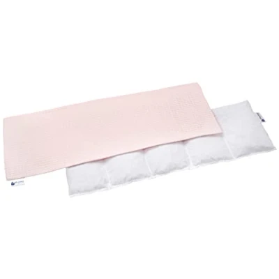 Afbeelding van Kersenpit Kussen 60x20cm 800g 100% Katoen Waffle Medi Partners 5 kamers Graankussen Grote Eco Natuur Warmtekussen Koudetherapie Afneembare Hoes