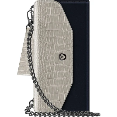 Afbeelding van Valenta Clutch Croco Case Snap Universal Large Black
