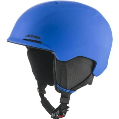 Afbeelding van ALPINA Unisex jeugd BRIX JR skihelm, koningsblauw mat, 51 55