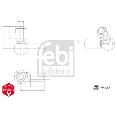 Afbeelding van Askoppelingsstuk FEBI BILSTEIN 195982