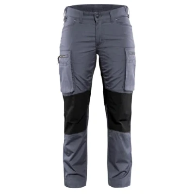Afbeelding van Blaklader Dames Service werkbroek Stretch 7159 1845 Vrouwen Grijs/Zwart 48