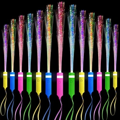 Afbeelding van NLNEY 15 stuks kniklichten, partyset, lichtstaven, feestaccessoires, kniklichten voor kinderen, met 3 lichtmodi, feest, concert, evenement, verjaardag, bruiloft (15 stuks)