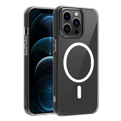 Afbeelding van Apple iPhone 12 Pro Max MagSafe Hoesje Kunststof imoshion Backcover Transparant Telefoonhoesje
