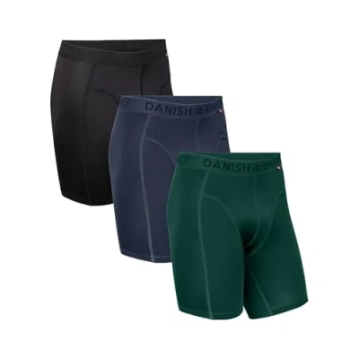 Afbeelding van Danish Endurance Extra LONG 3PACK Onderbroeken, Heren, Maat: XXL, Mc black blue green
