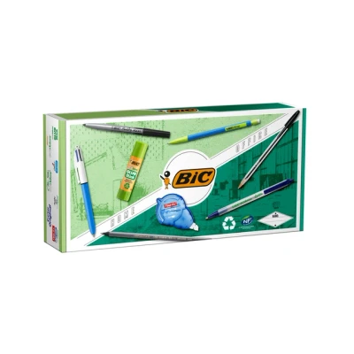 Afbeelding van BIC Eco Friendly Schrijfwarenset Home and Office Set van 9 stuks