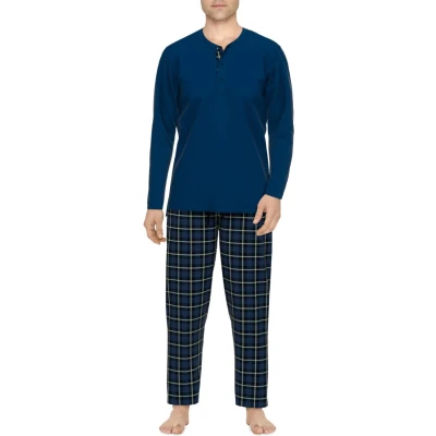 Afbeelding van Ceceba Heren Pyjama lang 31250 964 donker blauw 7274
