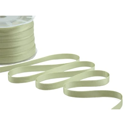 Afbeelding van Furlanis Dubbel satijnen lint, Italiaanse stof salie, 10 mm x 25 m
