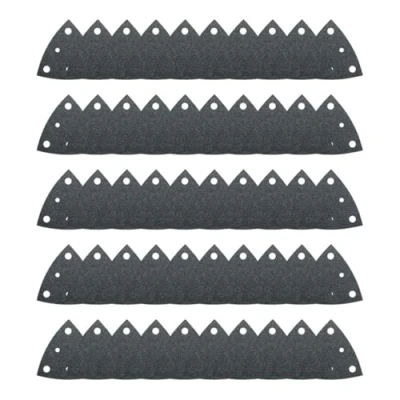 Afbeelding van FEIN schuurpapier korrel 240, randlengte 80 mm, VE 50 st., voor het universele gebruik op bijna alle materialen. Geperforeerd, klitsnelbevestiging