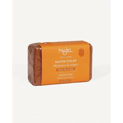 Afbeelding van Najel Aleppo zeep argan olie lava aarde 100 g