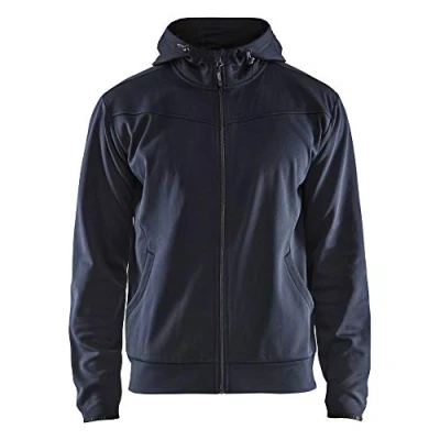 Afbeelding van Blaklader Hoodie met rits 3363 2526 Donker marineblauw/Zwart