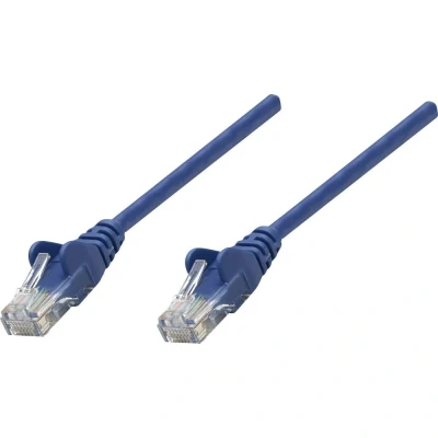 Afbeelding van Intellinet 735773 RJ45 Netwerkkabel, patchkabel CAT 6 S/FTP 10.00 m Blauw Vergulde steekcontacten 1 stuk(s)