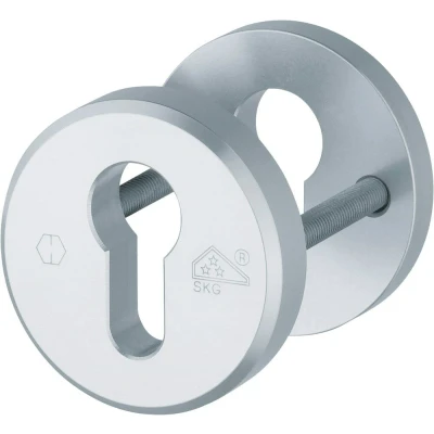 Afbeelding van Hoppe Veiligheids cilinderrozet 46NSA/46 1S F1 rond d.d.37 42mm SKG3