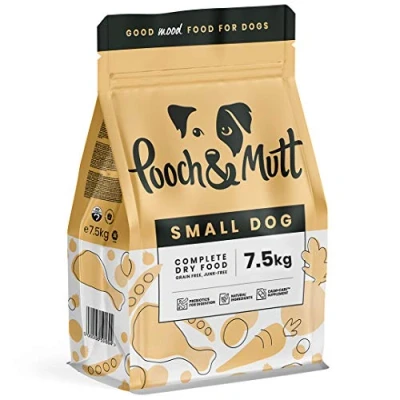Afbeelding van Pooch &amp; Mutt Kleine honden, graanvrij droogvoer voor kip superfood mix, 7,5 kg