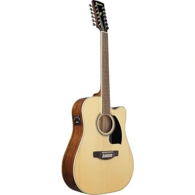 Afbeelding van Ibanez Performance Series PF1512CE NT 12 snarige elektro akoestische gitaar natuurlijke hoogglans