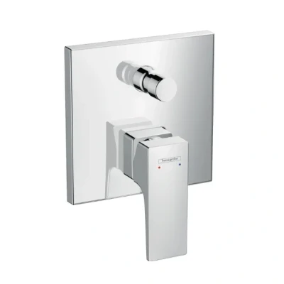 Afbeelding van Hansgrohe Metropol inbouw badmengkraan met zekerheidscombinatie chroom