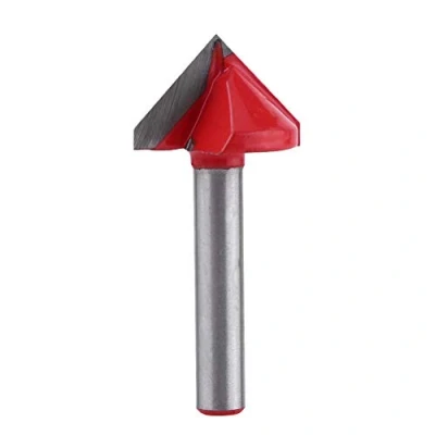 Afbeelding van V Groove Router Bit BE TOOL Carbide Getipt 2 Flute Type Grooving CNC Graveren 3D Hout Maken 60 150 Graden 6mm Schacht Houtbewerking Snijgereedschap