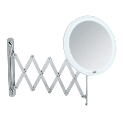 Afbeelding van Wenko Barona make up spiegel met LED verlichting chroom