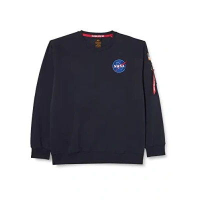 Afbeelding van ALPHA INDUSTRIES Space Shuttle Sweater Jurk, Rep.Blue, 4 XL Uniseks Volwassen, Blauw, 4XL