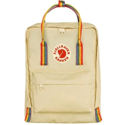 Afbeelding van Fjällräven Kånken Rainbow rugzak met logo Multicolor