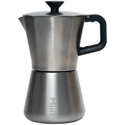 Afbeelding van Percolator MiiR New Standard Moka Pot Stainless Steel 295ml