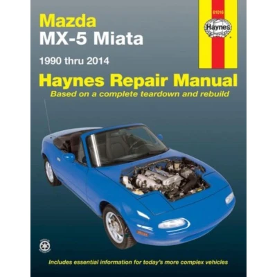 Afbeelding van Mazda MX 5 Miata for models (1990 2014) Haynes Repair Manual (USA): 1990 to 2014