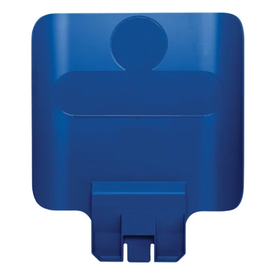 Afbeelding van Paneel Rubbermaid Slim Jim Recyclestation voor label blauw