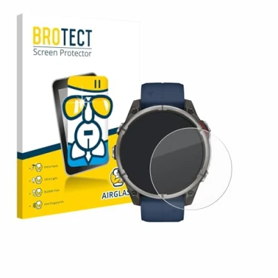Afbeelding van BROTECT Screenprotector voor Garmin quatix 8 (47 mm) Folie Beschermfolie Beschermglas transparant