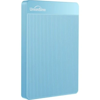 Afbeelding van UnionSine Externe Harde Schijf 500GB Ultra Slim Draagbare USB3.0 HDD Opslag Compatibel voor PC, Mac, Laptop, Xbox, Xbox One, PS4 (Blauw) HD 006