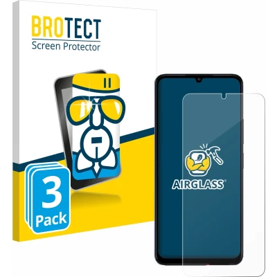 Afbeelding van BROTECT Screenprotector voor Xiaomi Poco C65 Folie Beschermfolie Beschermglas transparant (3 Stuks)