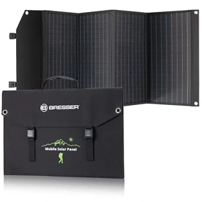 Afbeelding van Bresser Mobiel Zonnepaneel 120W Voor o.a. Smartphone &amp; Tablets 3x USB