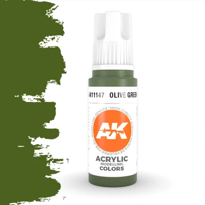 Afbeelding van Olive Green Acrylic Modelling Colors 17ml AK11147