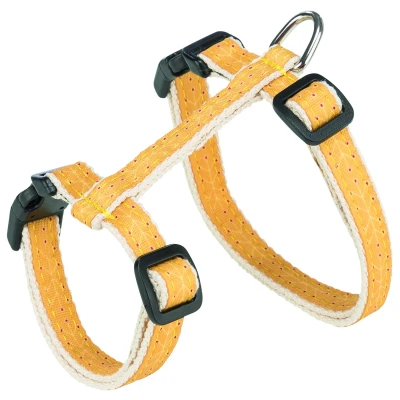 Afbeelding van Trixie Kattentuig Met Riem Beige / Okergeel 27 45 CM/13 MM 120 CM
