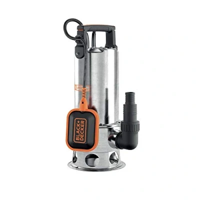 Afbeelding van Black+Decker BXUP1100XDE Dompelpomp voor zwart water (1.100 W, Max. debiet 16.500 l/u, opvoerhoogte 10,5 m)