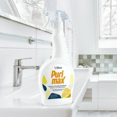Afbeelding van Silva Purimax Badkamer en Toiletreiniger 750 ml Fosfaatvrij