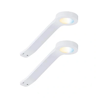 Afbeelding van Paulmann CC Start Mike Opbouwlamp Set van 2 stuks LED W Warmwit Wit