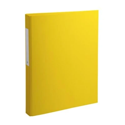 Afbeelding van Ringmap PP A4 4R 25mm 3dekaft geel per 10