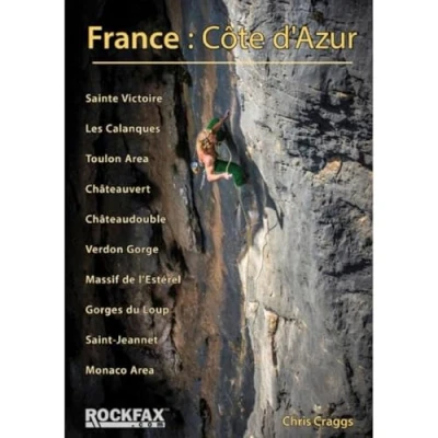 Afbeelding van FRANCE:COTE D&#039;AZUR: Rockfax Rock Climbing Guide