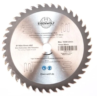 Afbeelding van 160 x 16 mm 40 tanden zaagblad topkwaliteit cirkelzaagblad voor hout