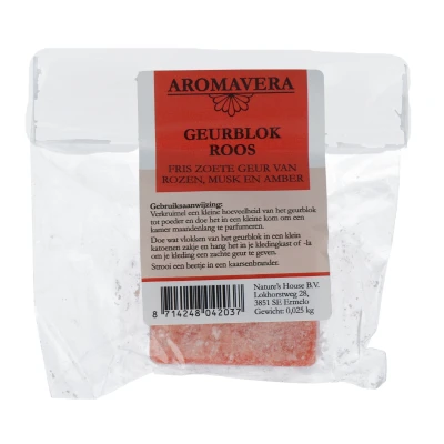 Afbeelding van Aroma Vera Geurblok Roos 30GR