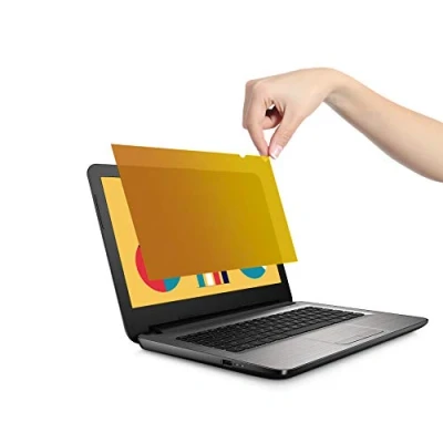 Afbeelding van VistaProtect Privacy Filter &amp; Blauw Licht Filter. Screenprotector Beschermfolie voorLaptops (14&quot; inches GOLD/GOUD)