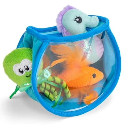 Afbeelding van Catstages Hide &amp; Seek Fish Bowl Interactive Cat Puzzle Toy