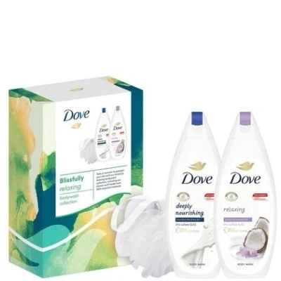 Afbeelding van Dove GVP Blissfully Relaxing Douche Duo + Spons 225ml