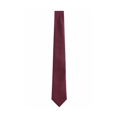 Afbeelding van Next Regular Textured Stropdas, Heren, Maat: One Size, Burgundy red