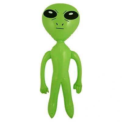 Afbeelding van Inflatable Blow Up Green 64 cm Alien Space Ship Party Accessory (Green) by Other