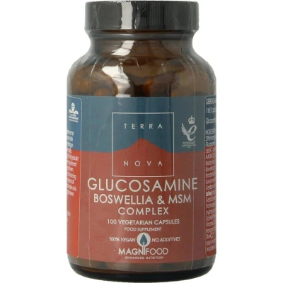 Afbeelding van Terranova Glucosamine boswellia &amp; MSM complex 100 capsules