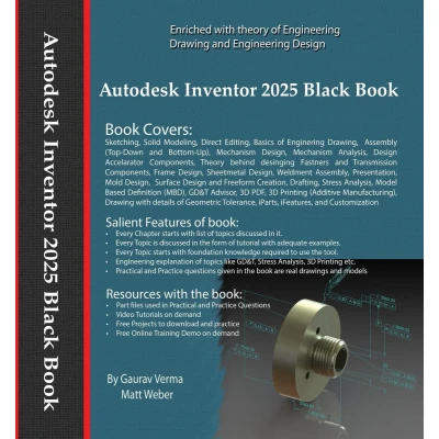 Afbeelding van Autodesk Inventor 2025 Black Book