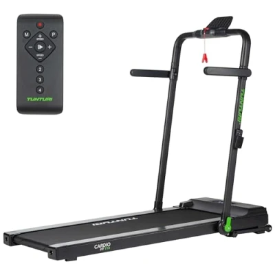 Afbeelding van Tunturi Cardio Fit T10 Loopband Wandelband inklapbaar Ultra platte walking pad met bluetooth Hardloopband 7 trainingsprogramma&#039;s 1.0 to 12 km/u