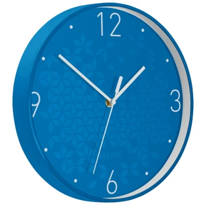 Afbeelding van Wandklok Leitz WOW diameter29cm blauw