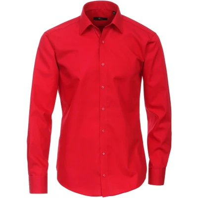 Afbeelding van Venti Modern FIT Zakelijk overhemd, Heren, Maat: 39, Mittelrot